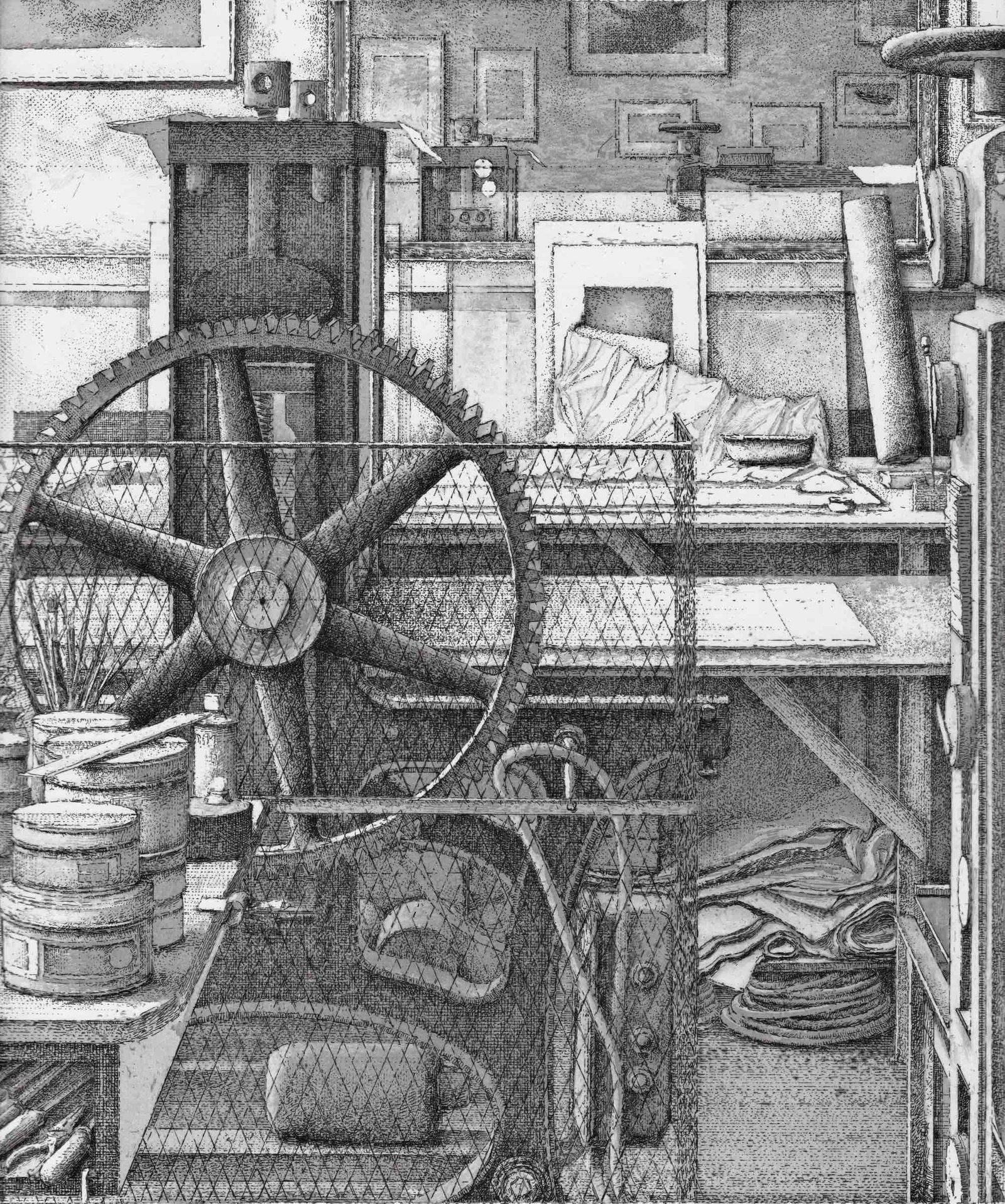 Érik Desmazières - Dans l’atelier