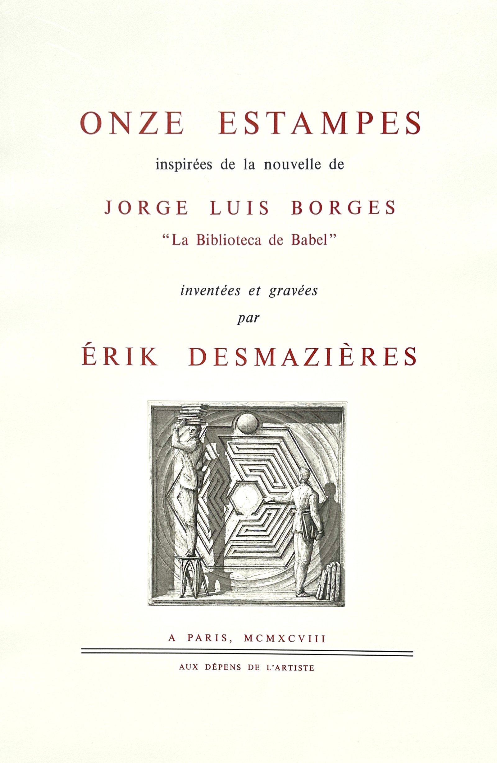 Érik Desmazières - Onze Estampes