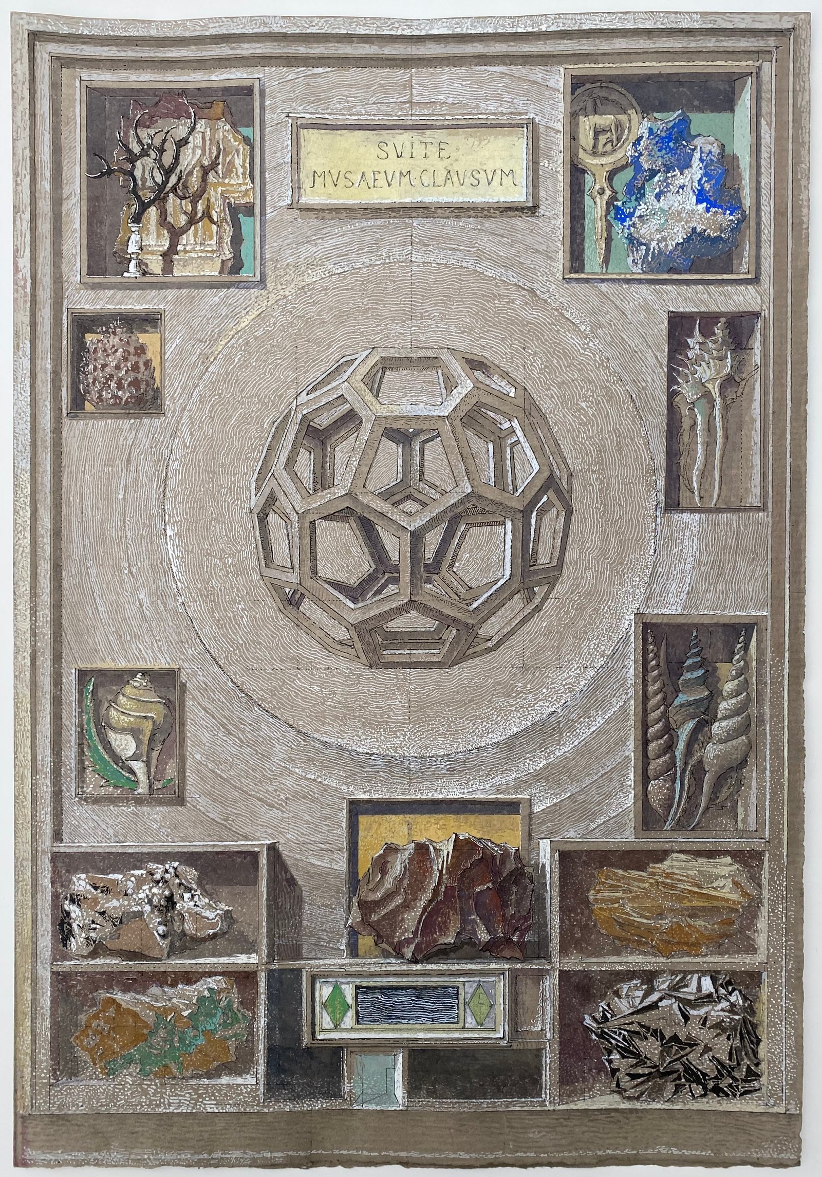 Érik Desmazières - Cover drawing, Musaeum Clausum