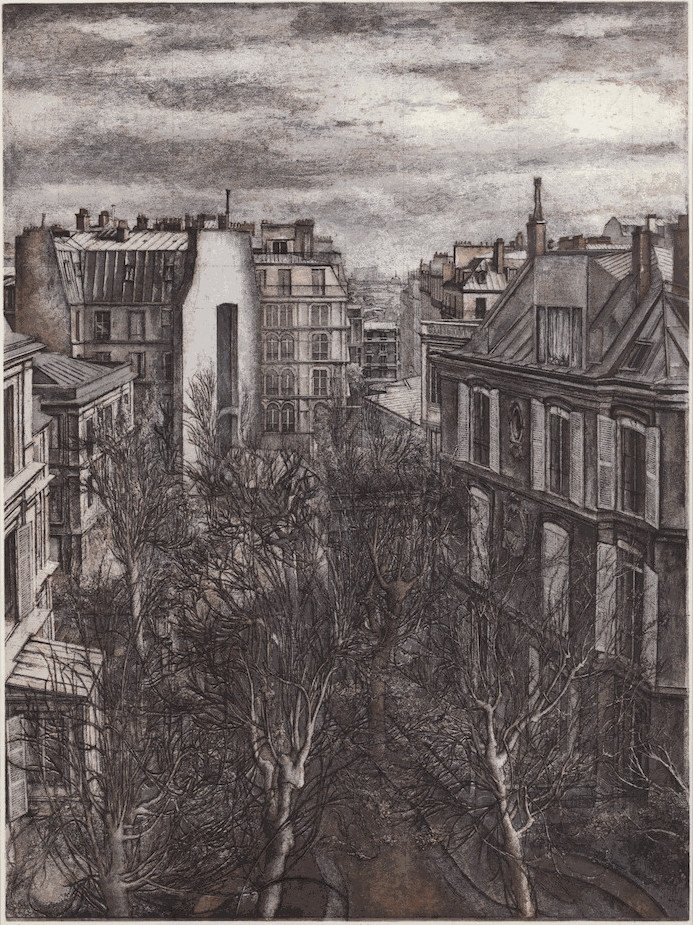Érik Desmazières - Paris, 11 boulevard de Clichy