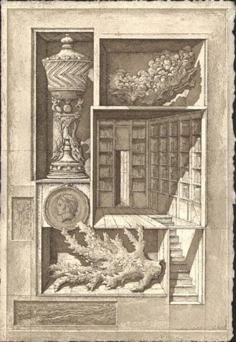 Érik Desmazières - Bibliothèque & autres curiosités