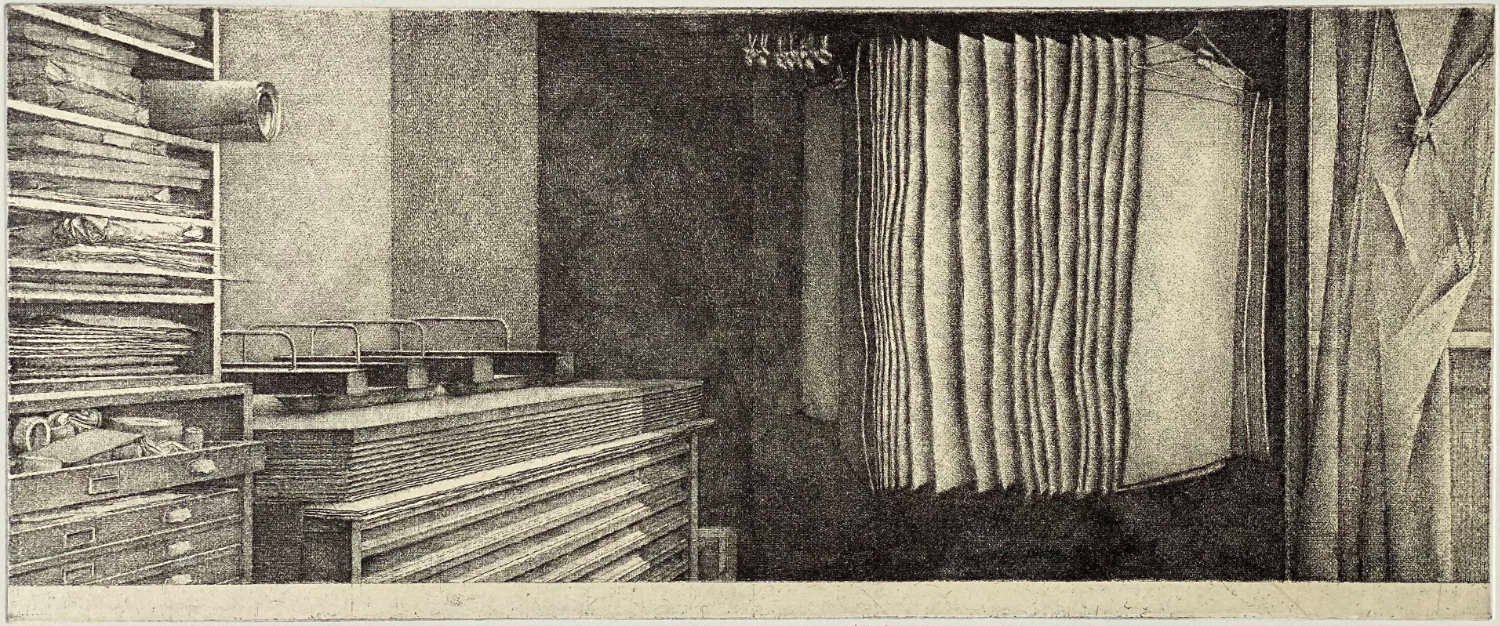 Érik Desmazières - Le Séchoir de l’atelier, rue Hittorf