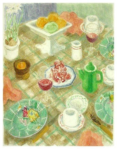 Janet Yake - Linen Table Cloth